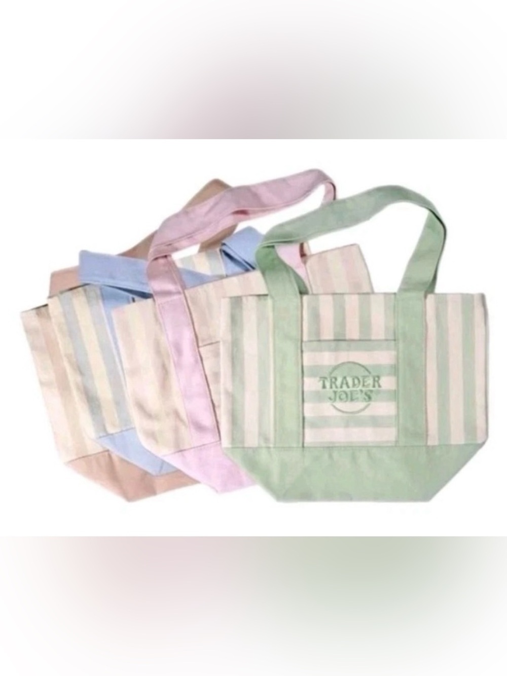 Trader Joe’s Striped mini totes